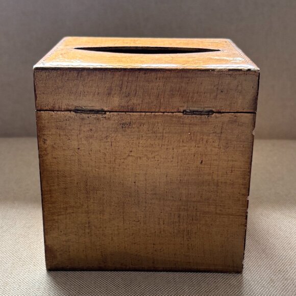 Vintage Florentine Tissue Box Gold with Cherubs Made in Italy - Picture 4 of 14